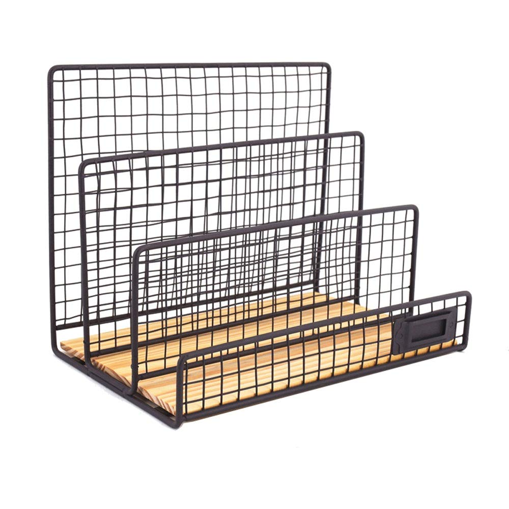 Dossier de bureau en maille métallique à 3 couches pour un tri A4 optimal