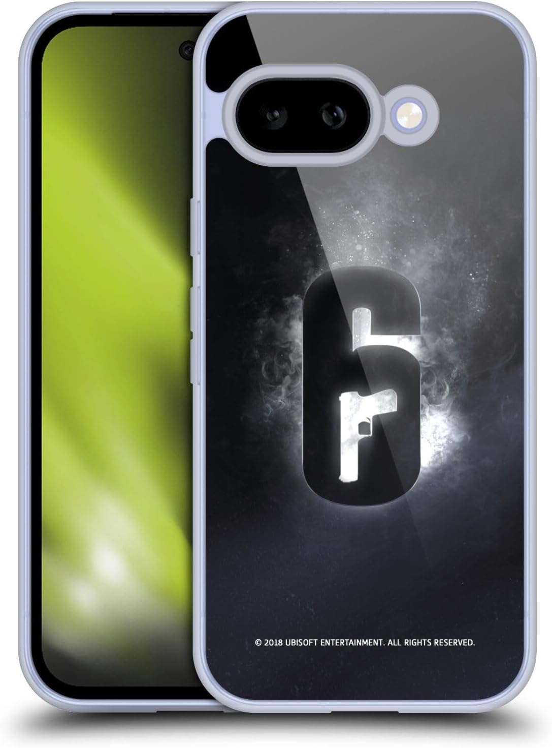 Head Case Designs Officially Licensed Tom Clancy's Rainbow Six Siege Glow Logos Gel Case [Military Grade Protection] Compatible with Google Pixel 9A