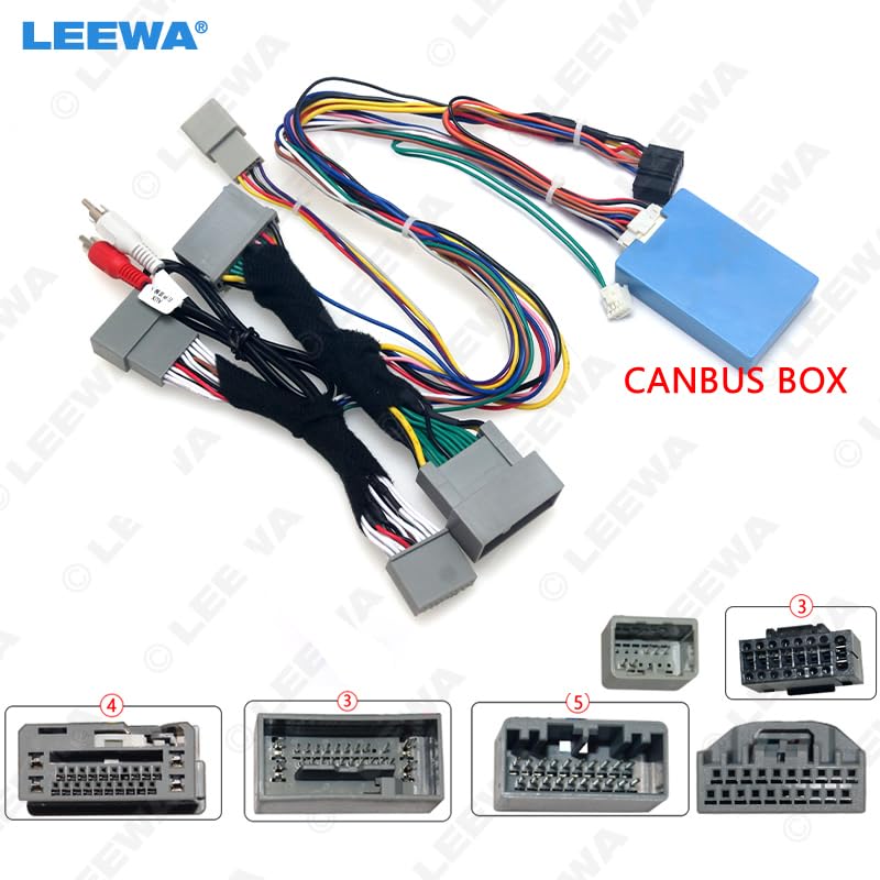 Car 16pin Android for Audio Wiring Harness with Canbus Box for Honda Accord 8th Generation(2008~2012) Low Trim Level Stereo - (Color Name: CANBUS Box)