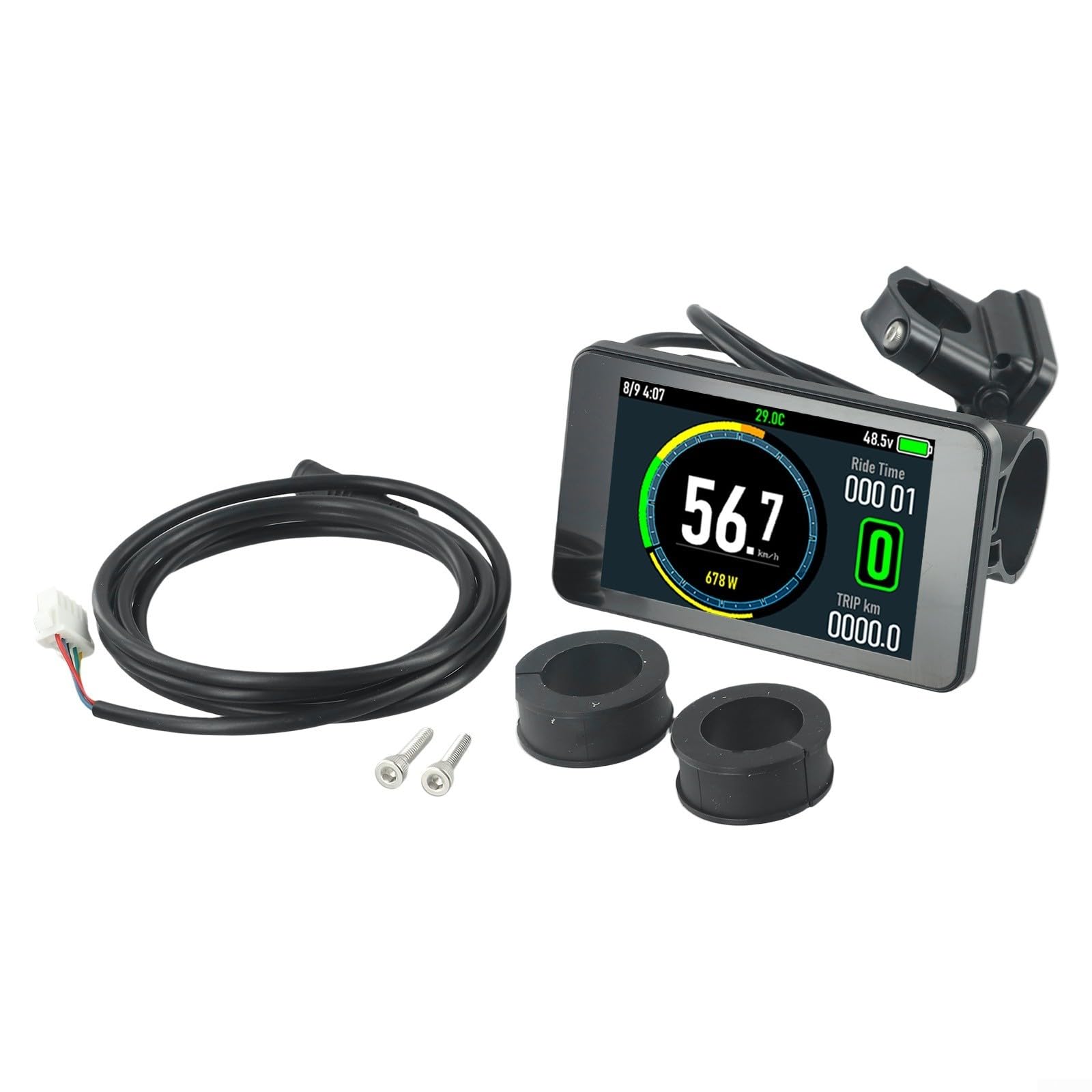 Pantalla LCD Color para t8 para E-Bike 24-72V para bafang Pantalla