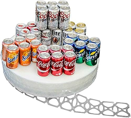Miniatura 3 de Paquete de 6 anillos de 1000 unidades, ajuste universal, se adapta a todas las latas de cerveza de 12 onzas, envío rápido el mismo día