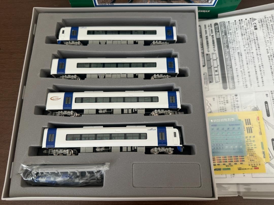 【未使用】GREEN MAX4052★ミュースカイ★４両編成セット（動力無し） 未使用】 GREEN MAX4052ミュースカイ4両編成セット（動力無し