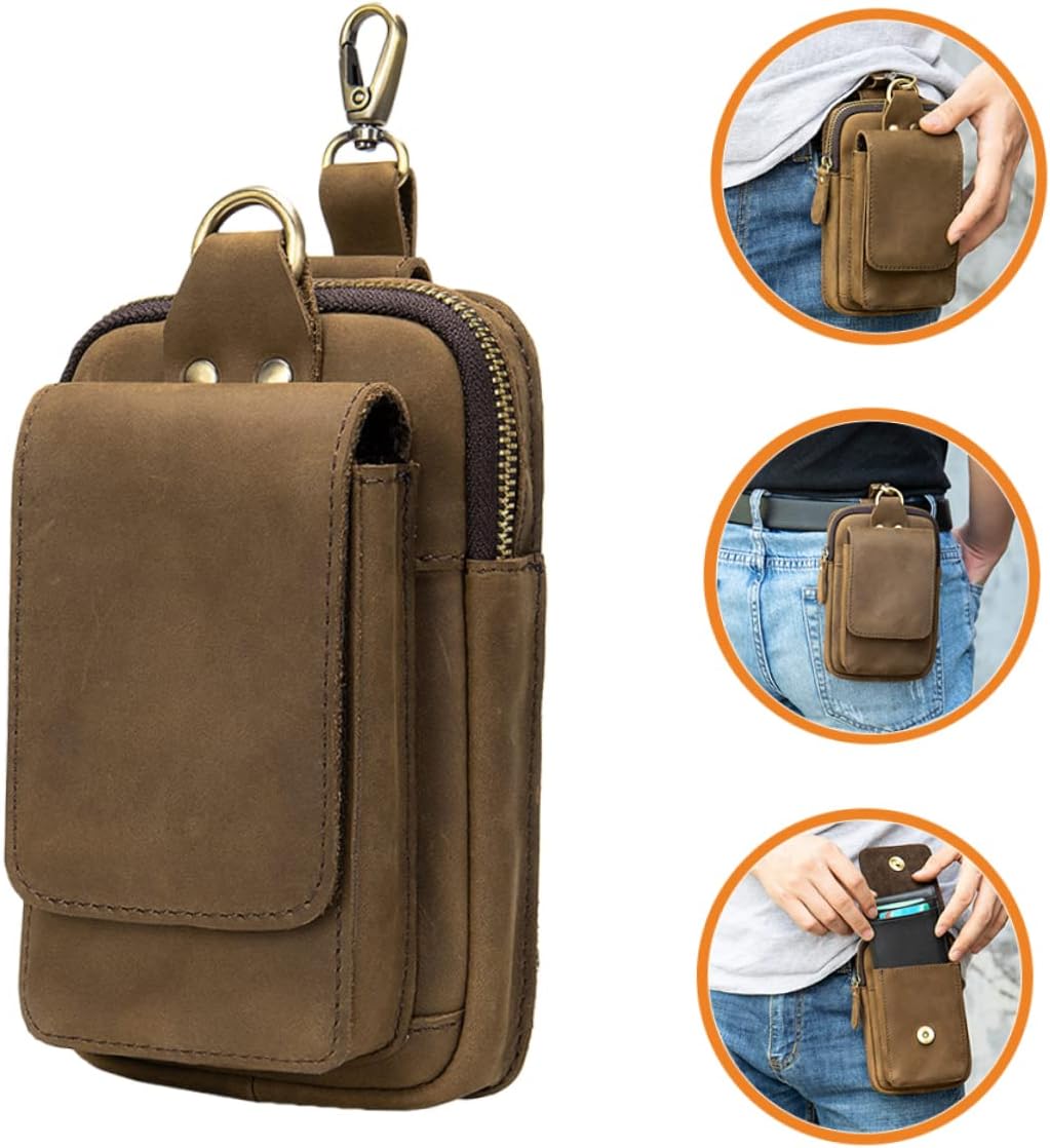 Outdoor Phone Belt Pouch Durable Tool Carrier for Hiking Camping and Travel Unisex Design Water-Resistant Fits Smartphones Keys and Essentials