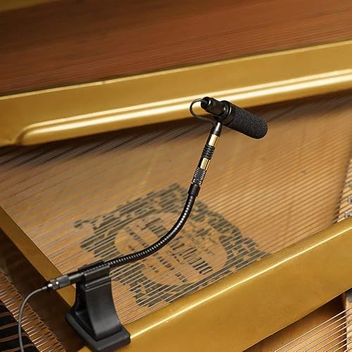 Miniatura 7 de PMMB19-Micrófono para instrumentos musicales de piano con abrazadera para piano y 5 conectores