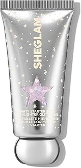 Party Starter Body Highlighter Glitter Gel Quick-Drying and Non-Sticky Glitter Spray Liquid Highlighter for Face, Hair, Body - Social Butterfly