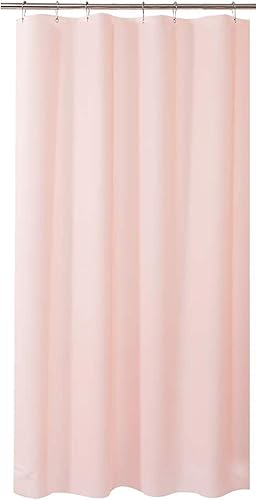 Vista 65 de AmazerBath - Cortina pequeña de plástico transparente para ducha, 36 x 72 pulgadas, de alta resistencia, gruesa, de acetato de vinilo polietileno