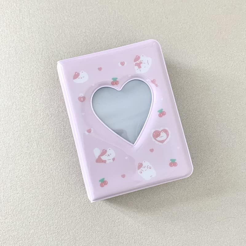 Image of Photocard Binder, Photo Book, Mini Photo Album, Heart-Shaped Mini Binder, Perfect for Collecting Photocards and Keepsakes