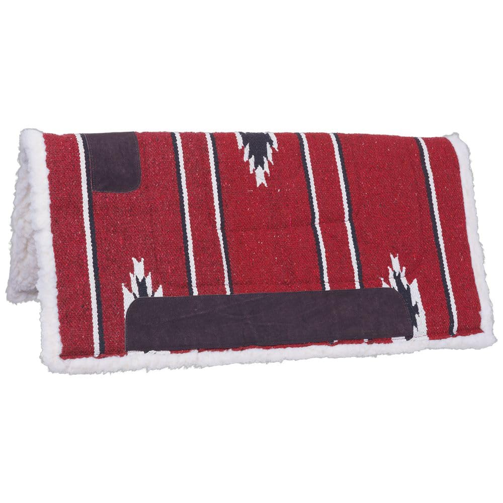 Tough 1 Square Saddle Pad Fleece Bottom