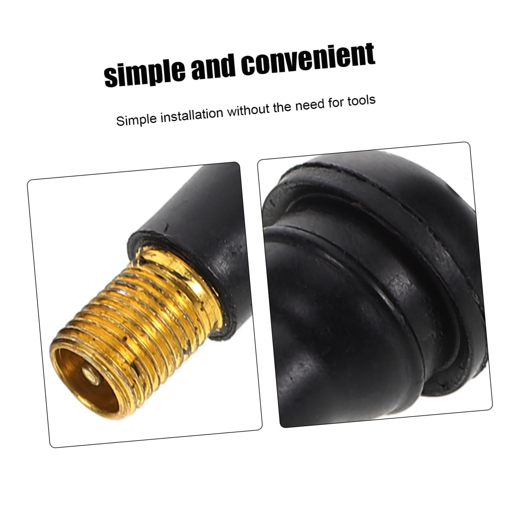 Cabilock Steli Valvola Pneumatico Tr414 in Gomma Nero 100 Pezzi | Lega di Zinco, Tenuta Elevata e Resistenza Ambientale, per Veicoli, Accessori di Ricambio Automotive