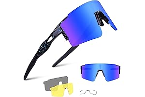 HOICMOIC Sports Sunglasses Polarized for Men Women Cycling Running
