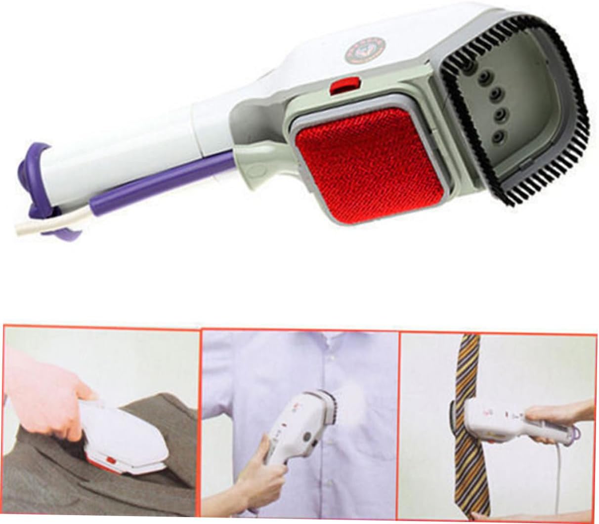 Portable Handheld Garment Steamer High-power Lightweight for Home Travel Business Trips Sterilization Wrinkle Remover Suitable for Clothes Ironing Vertical and Horizontal Use with