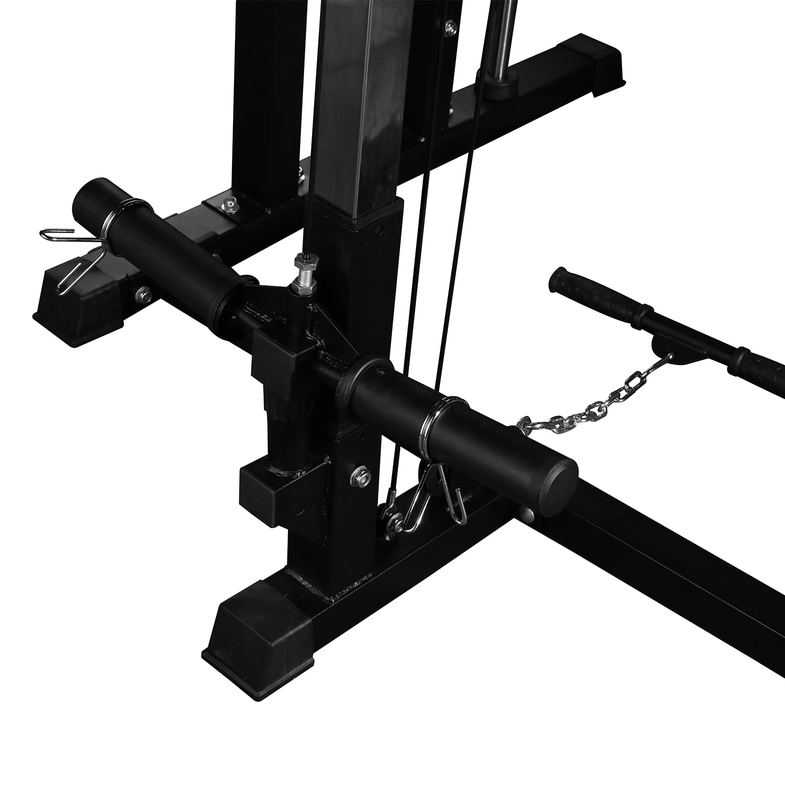 Máquina Multifunción Smith Machine S13, Jaula de Poleas, Barra Guiada y Dominadas para Gimnasio en Casa, Ejercicios de Musculación Completa, Soporta hasta 200 Kg
