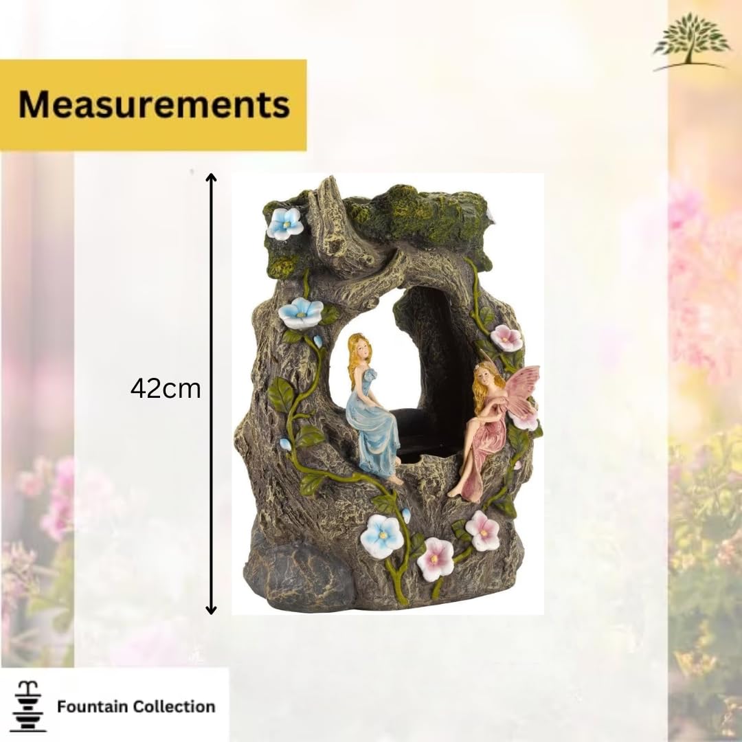 Garden Mile fontana solare fontana magica fontana vaso acqua caratteristica giardino solare statua ornamento cascata decorativo esterno patio cascata
