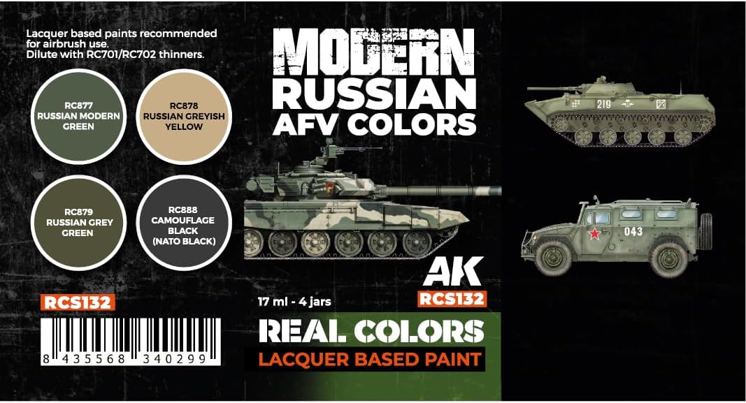 AK Interactive Modern Russian AFV Colors SET