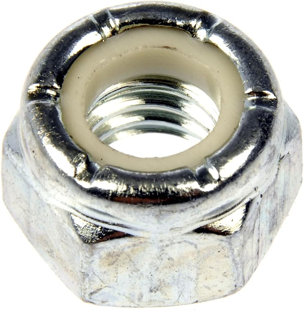 Dorman 251-019 Hex Nut-Nylon Ring-Grade 2-Thread Size 1-14, Height 1-7/16 In., 10 Pack Universal Fit
