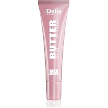 Delia Cosmetics Mix & Match Butter Lip Balm - Coffe Break - Nourishing Lip Balm in Tube - SPF 30 - Juicy Shine - Long Lasting Moisture - Delicate Shade - 10ml
