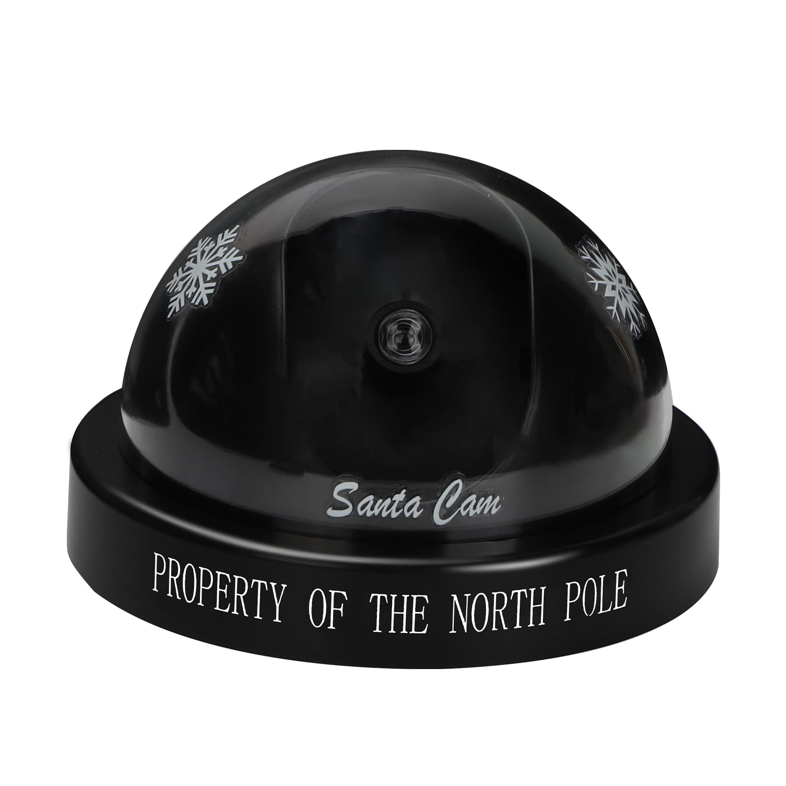 Santa Camera, Xmas Santa's Cam Ornament with Realistic Red Flashing Light, Preventing The Grinch from Stealing Your Gifts, for Funny Christmas