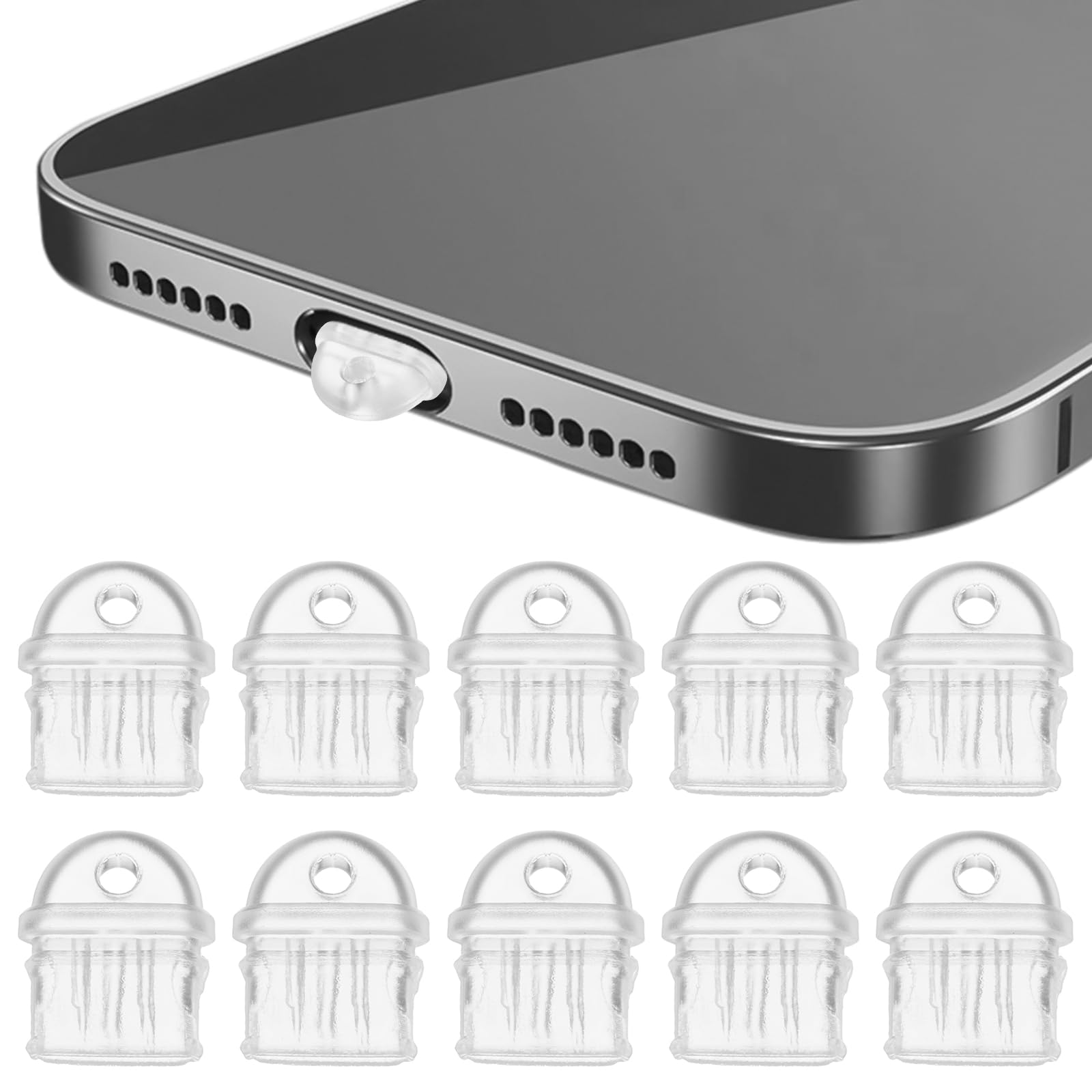 Tapa de enchufe de polivinilo: 10 tapones de polvo duraderos para tu móvil Android.