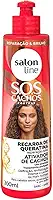 Salon Line, Ativador de Cachos, SOS Cachos, Recarga de Queratina, Vegano - Para Cabelos Cacheados e Crespos, 300ml