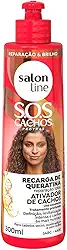 Salon Line, Ativador de Cachos, SOS Cachos, Recarga de Queratina, Vegano - Para Cabelos Cacheados e Crespos, 300ml