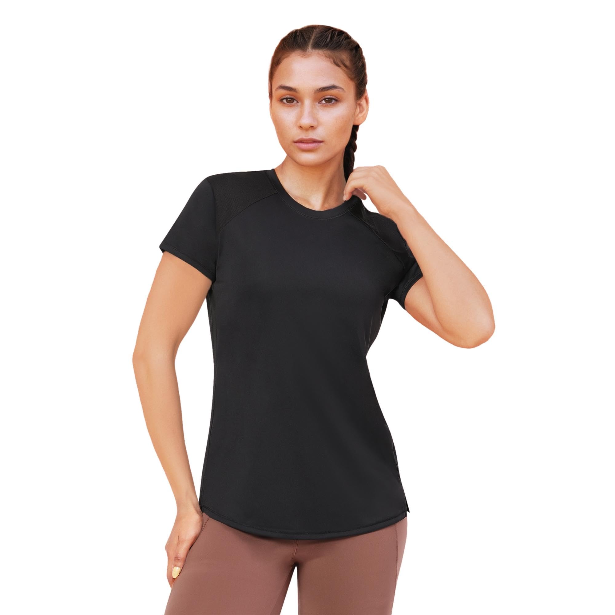 Enamor Women's Solid Relaxed Fit T-Shirt-picture-29