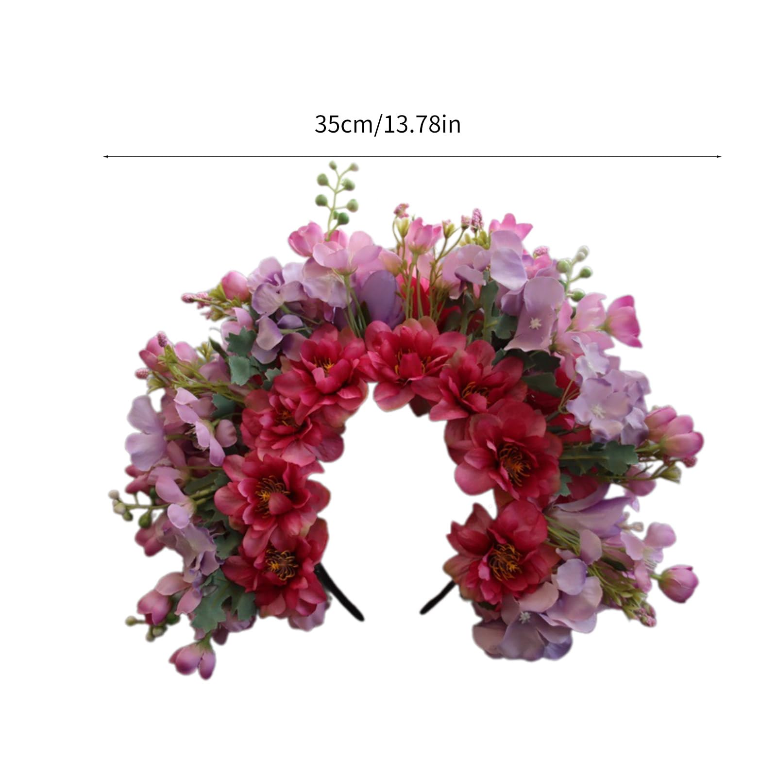 Brautgirlanden Blumenkronen Hochzeit Blumenstirnband Strandkranz Haarband Mädchen Haarschmuck Frauen Kopfreifen Requisiten Bequem
