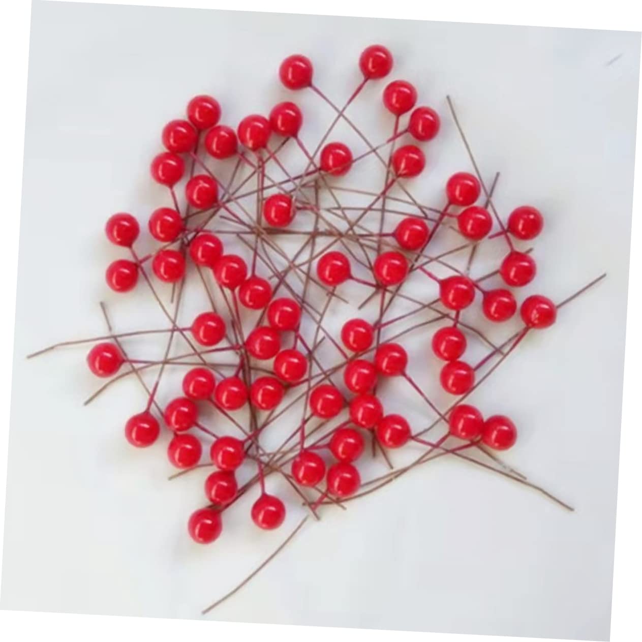 900pezzi Bacche Per Decorazioni Natalizie Bacche Artificiali Per Centrotavola e Ghirlande Accessori Festivi Vividamente Per e