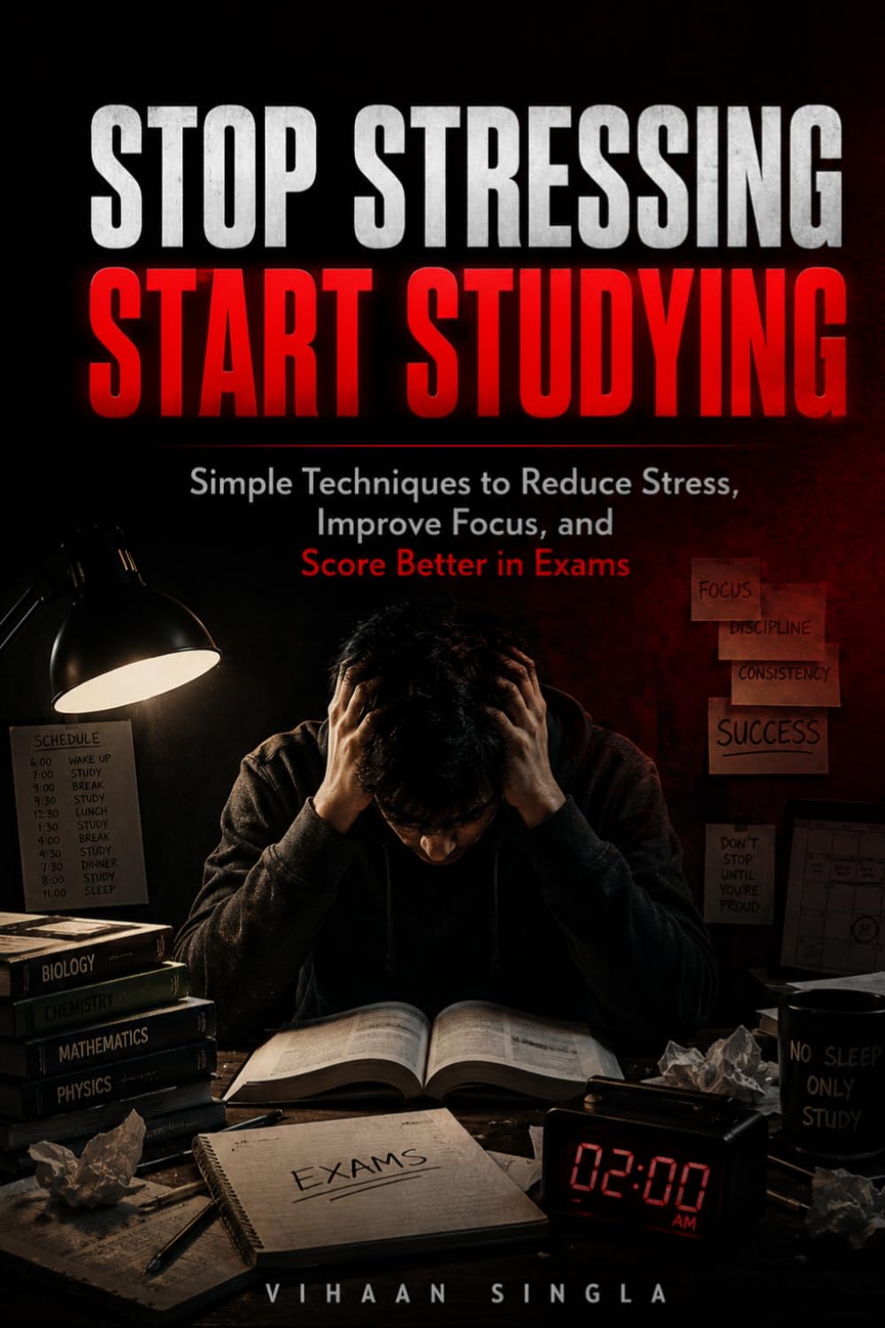 STOP STRESSING, START STUDYING: Simple Techniques to Reduce Stress, Improve Focus, and Score Better in Exams