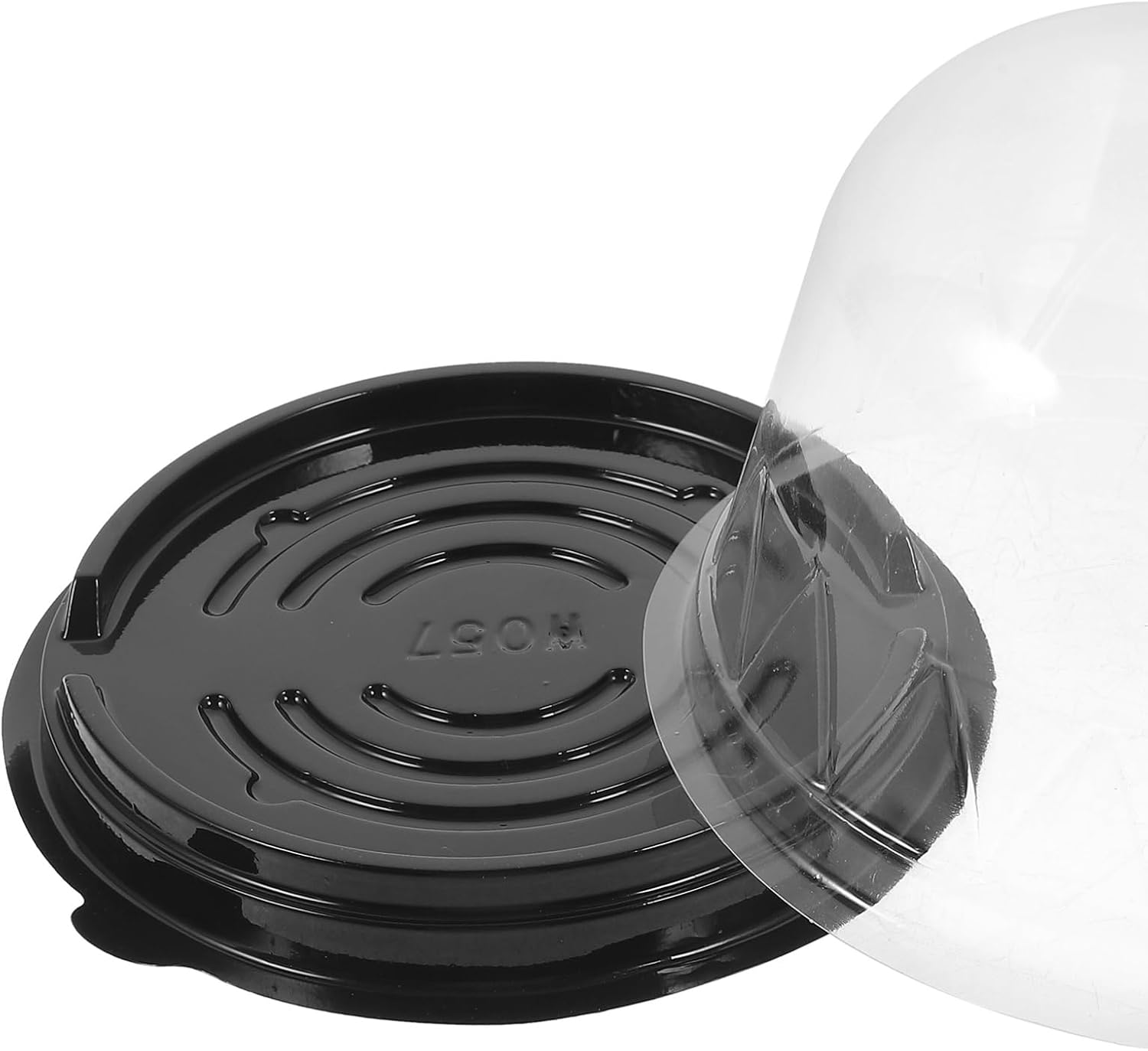 Alipis Clear Cake Containers with Lids 4.72X4.72X3.14In Plastic Cake Boxes Bakery Dessert Takeout Carriers for Fresh Food Storage and Transport
