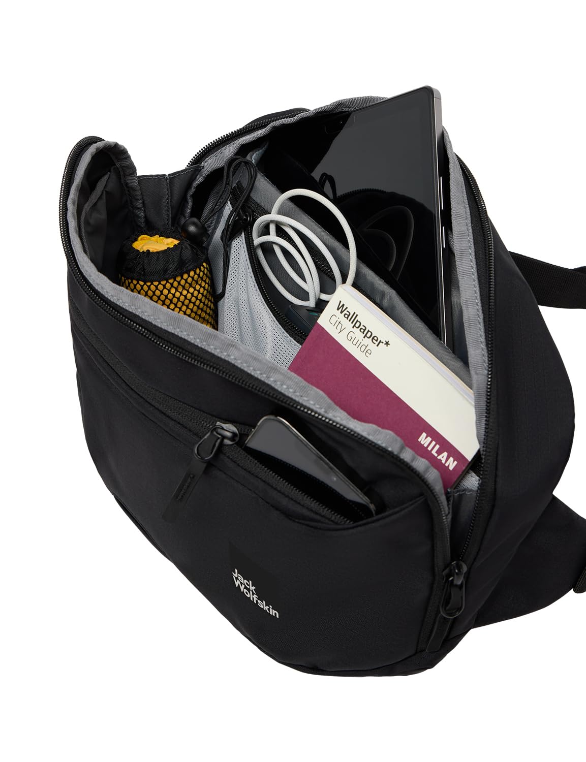 Jack Wolfskin GUTLEUT torba crossbody unisex, czarny