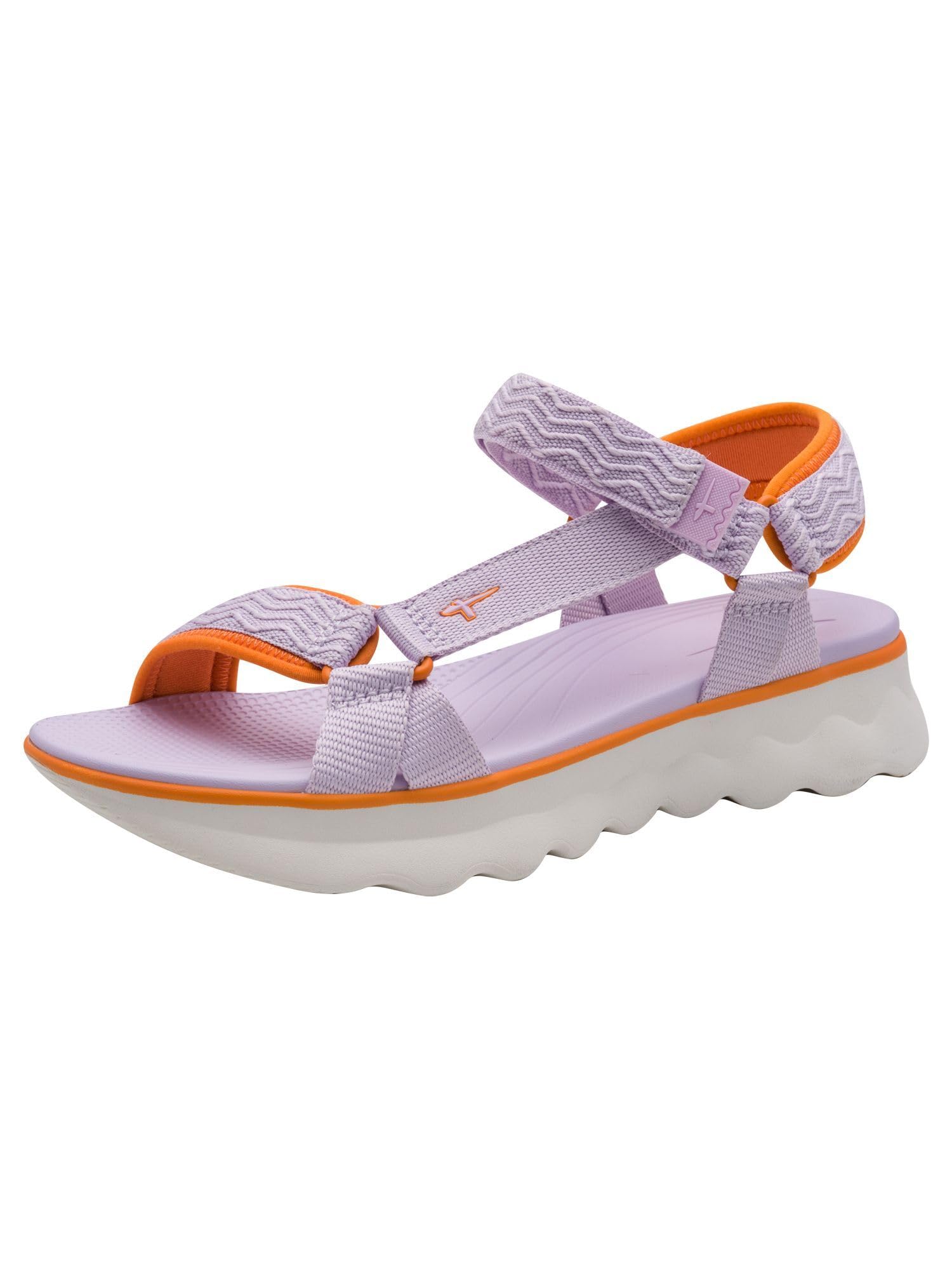 Tamaris Women’s sandal with wedge heel purple 5.5 UK