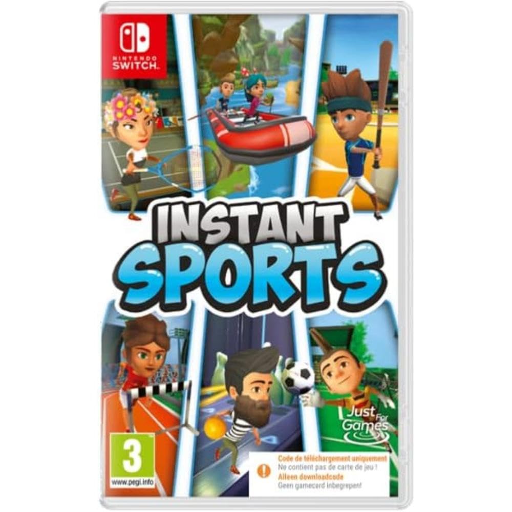 Just For Games Instant Sports Nintendo Switch Código de Descarga Solamente No Contiene Cartucho de Juego!