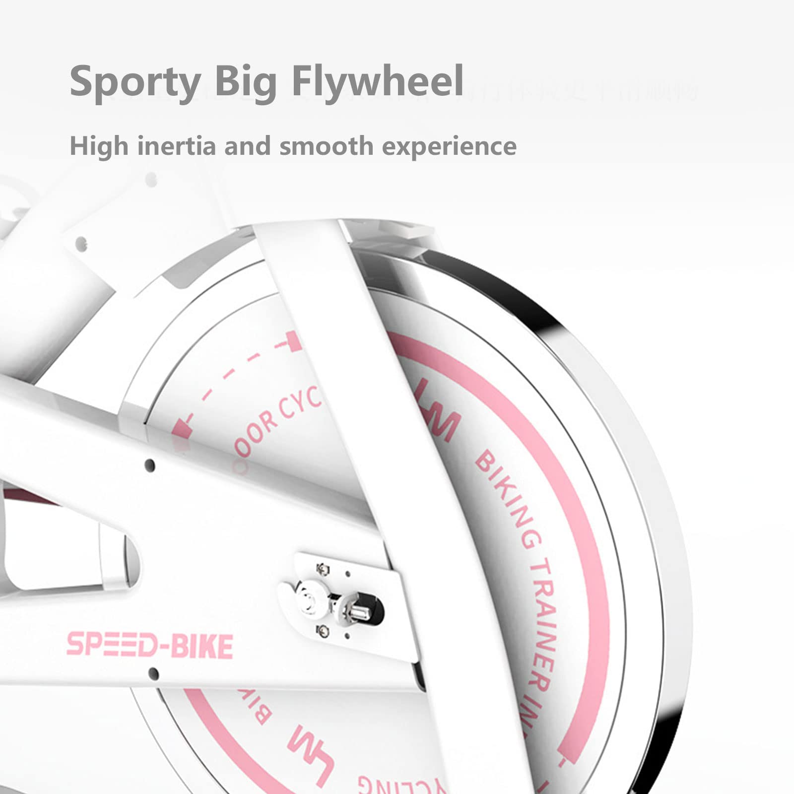 Magnetyczny Rower Treningowy, Domowy Trener Bluetooth, Super Cichy Rower Stacjonarny, Profesjonalny Rower Treningowy Na Pedały, Regulowany Sprzęt Do Treningu Aerobowego, Biały, Ciemnozielony white