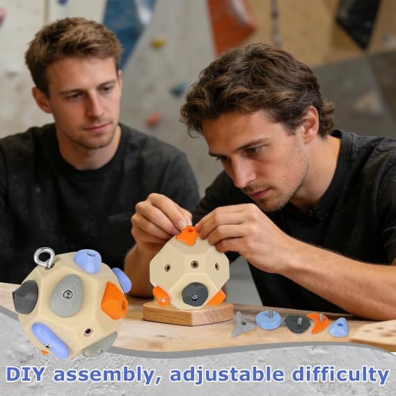 Handcrafted Boulder Block, Finger Training Tool for Climbers
