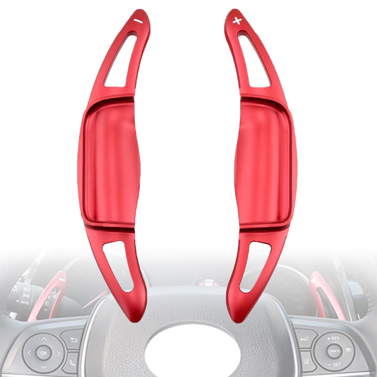 Photo 1 of ** red**
Alloy Steering Wheel Shift Paddle Extension Cover Compatible for Toyota Camry RAV4 Corolla 2019 2020 2021 2022 2023 2024 2025 2026 Accessories