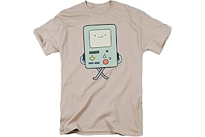 Adventure Time BMO Cartoon Network T-shirt and Stickers (Small)