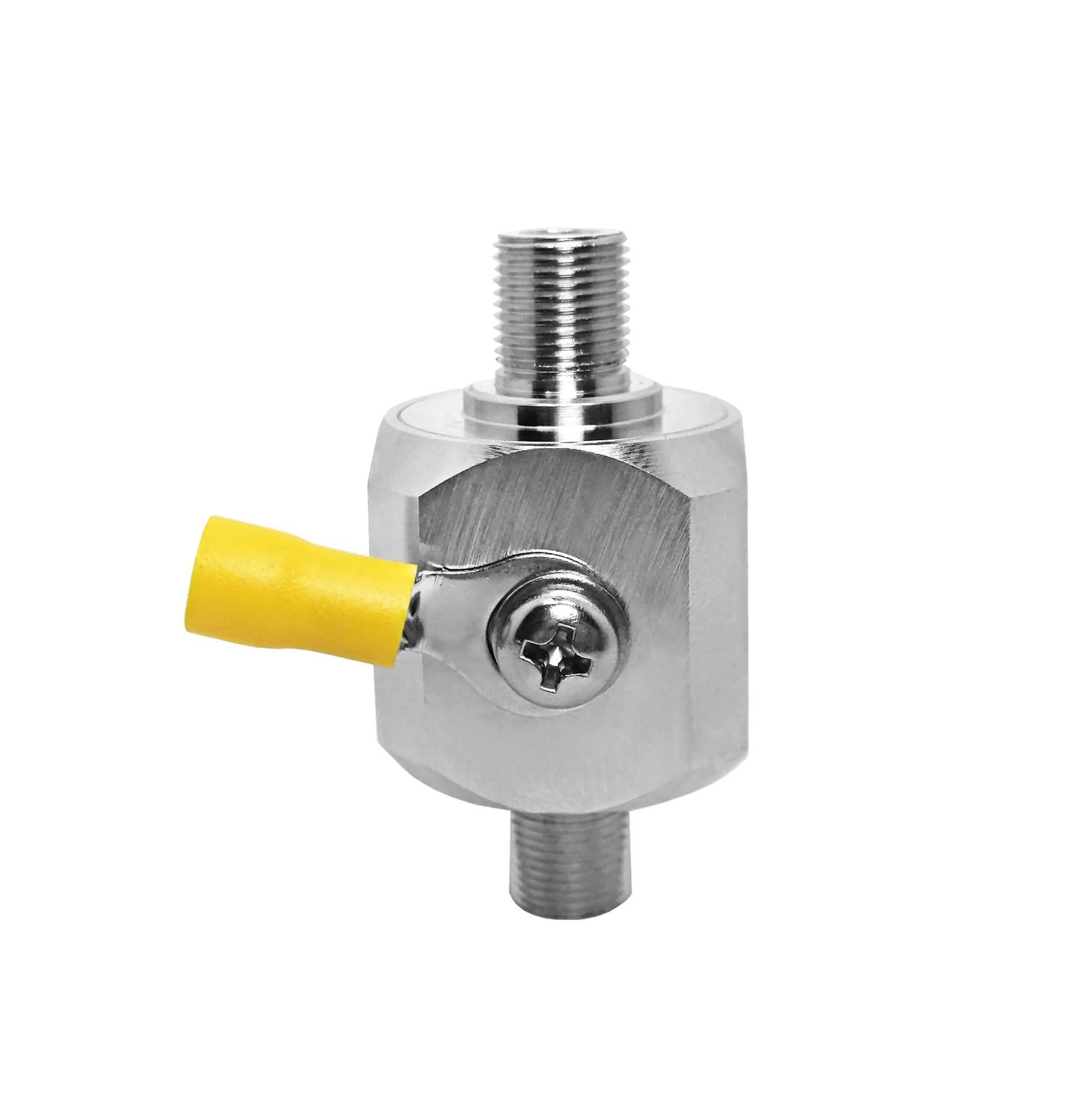 1 szt. 0-3 GHz F żeńskie na F żeńskie ogranicznik przepięć odgromowych - 50 Ohm dwukierunkowa ochrona przeciwprzepięciowa do użytku na zewnątrz