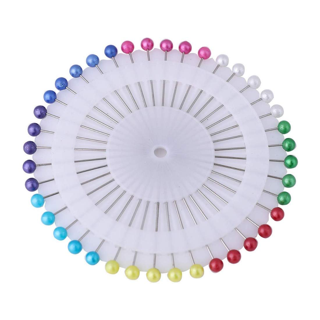 DIY Crafts 480 Pieces Glass Head Pins Boxed for Dressmaker with Pearlized Ball (Design # No 1, Pack of 480 Pcs) 3