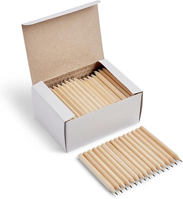 Morgan's Direct Half Pencils HB Small Size - Pack 144