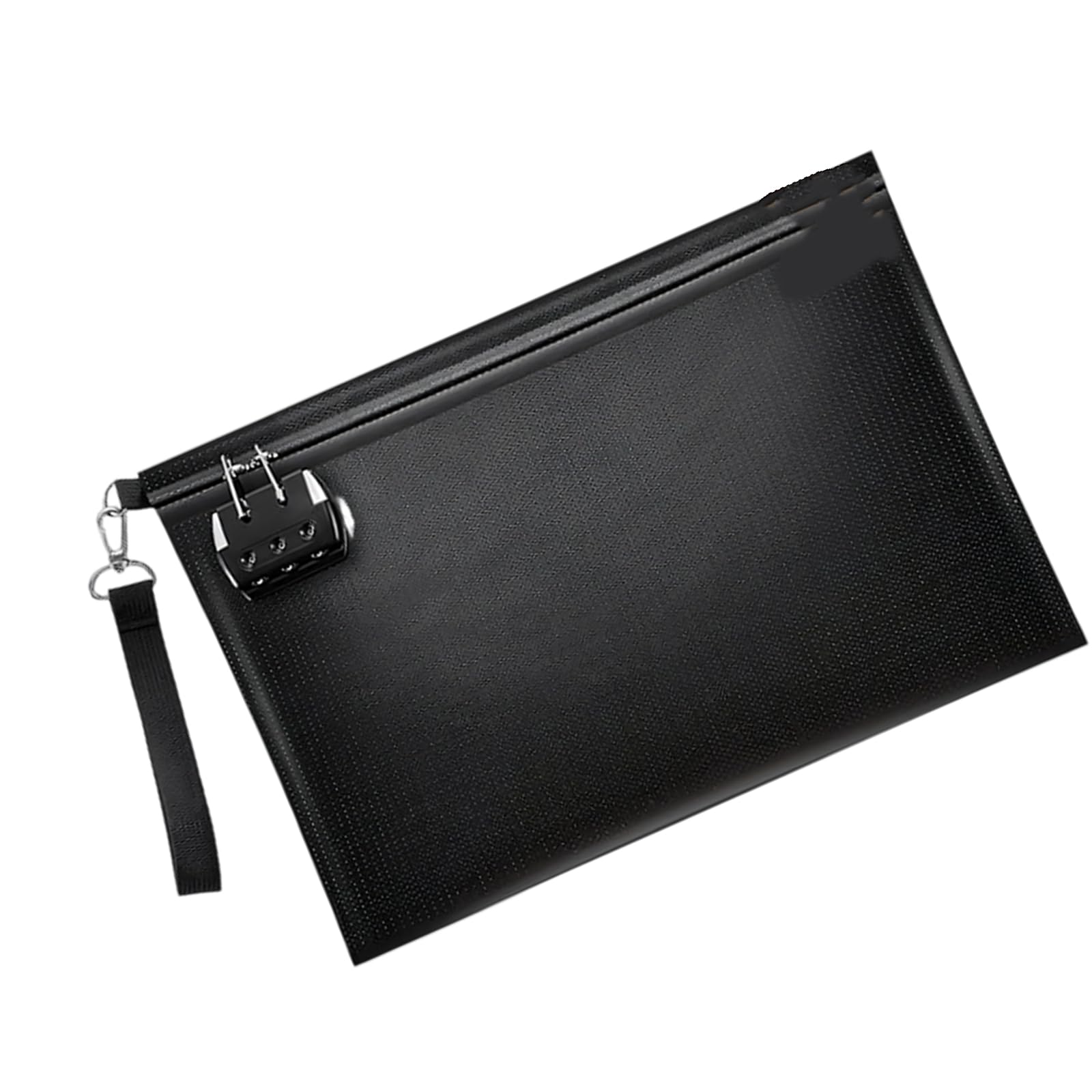 CAZSTYK Privacy Locking Pouches Constructed From Glass Fiber Materials with Isolated Sections for Efficient Filing Securable Planner Bag