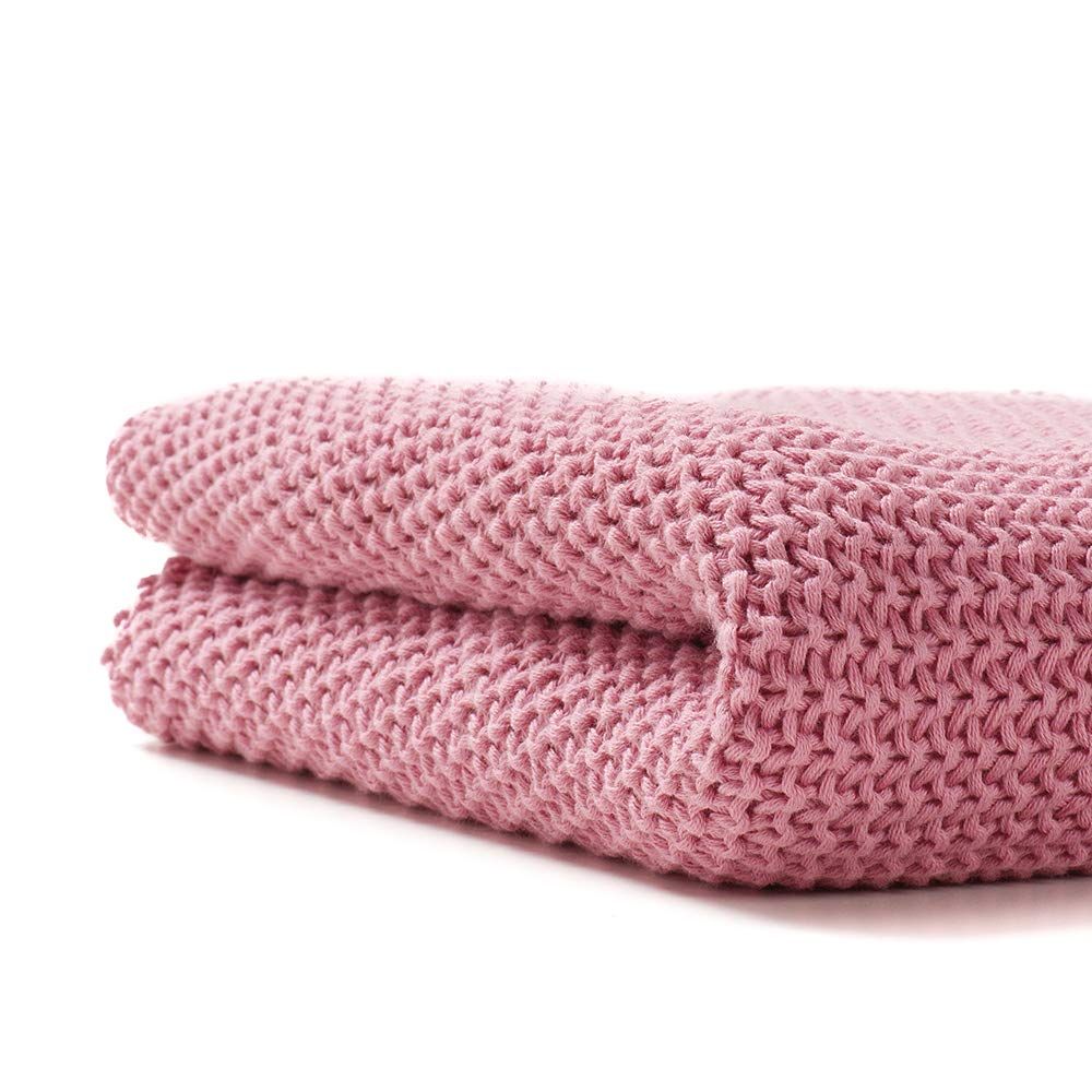 Bonjour Bebé - Strickdecke, 110 x 140 cm, springrose : Amazon.de: Baby 