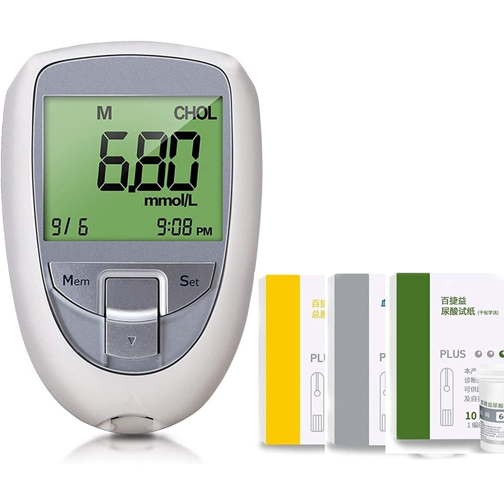 Instant Cholesterol Test Buy Multi-Function 3 In 1 Cholesterol Test Kit, Uric and Blood Sugar ...