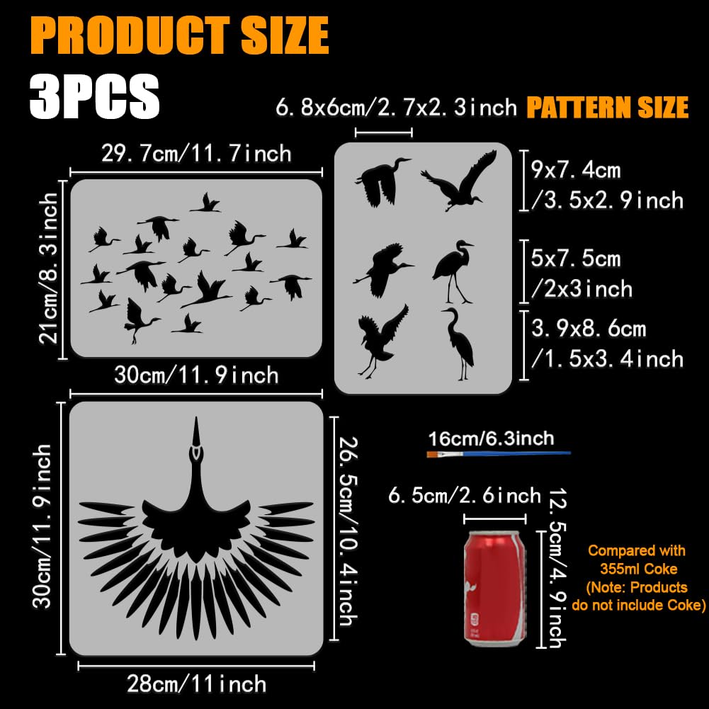 FINGERINSPIRE Cockroach Painting Stencil 11.8x11.8 Inch...