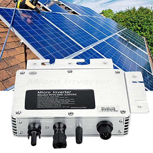Preisvergleich Produktbild Naroote 300W Solar Wechselrichter, langlebiger wasserdichter Micro Solar Photovoltaik Wechselrichter für Power Generation System 220V