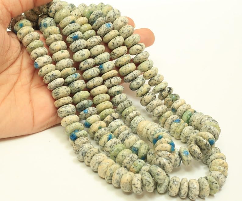 Perles en jaspe K2 pour créer un bracelet bohème lors de vos ateliers
