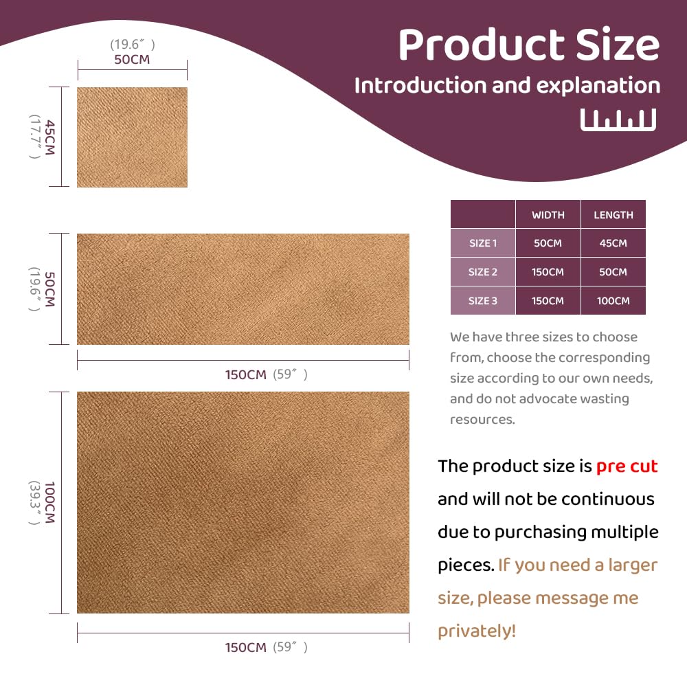 Weicher PlüSchstoff Stoff 50x45cm/150x50cm/150x100cm Weicher Stoff 1,5mm Nähstoff DIY Handgefertigter Kristall Weicher Plüschstoff(139,50x45cm)