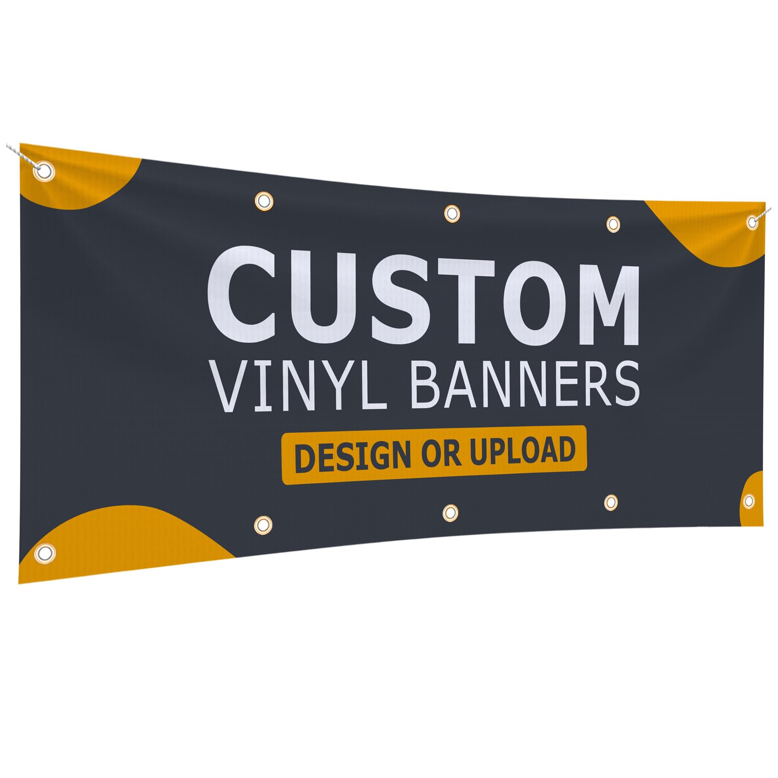 GotPrint Custom Banner 13oz Matte | Personalized Custom Vinyl Banner for Grand Openings, Graduations, Parties, Event Promotions | Add Your Text, Logos