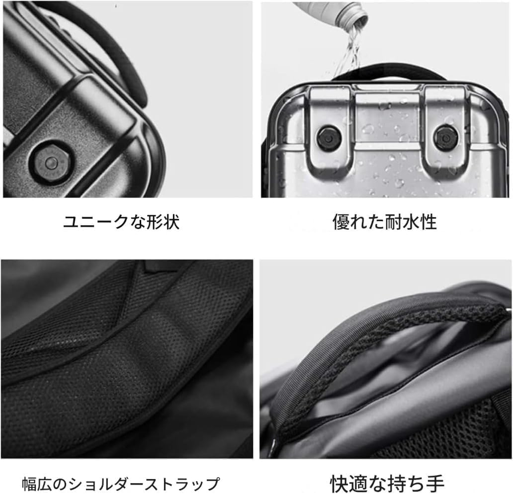 [Zorimu] オートバイ用多機能バックパック｜ABS+PC 素材 人間工学設計｜多ポケット電子製品保護｜オートバイ・サイクリング