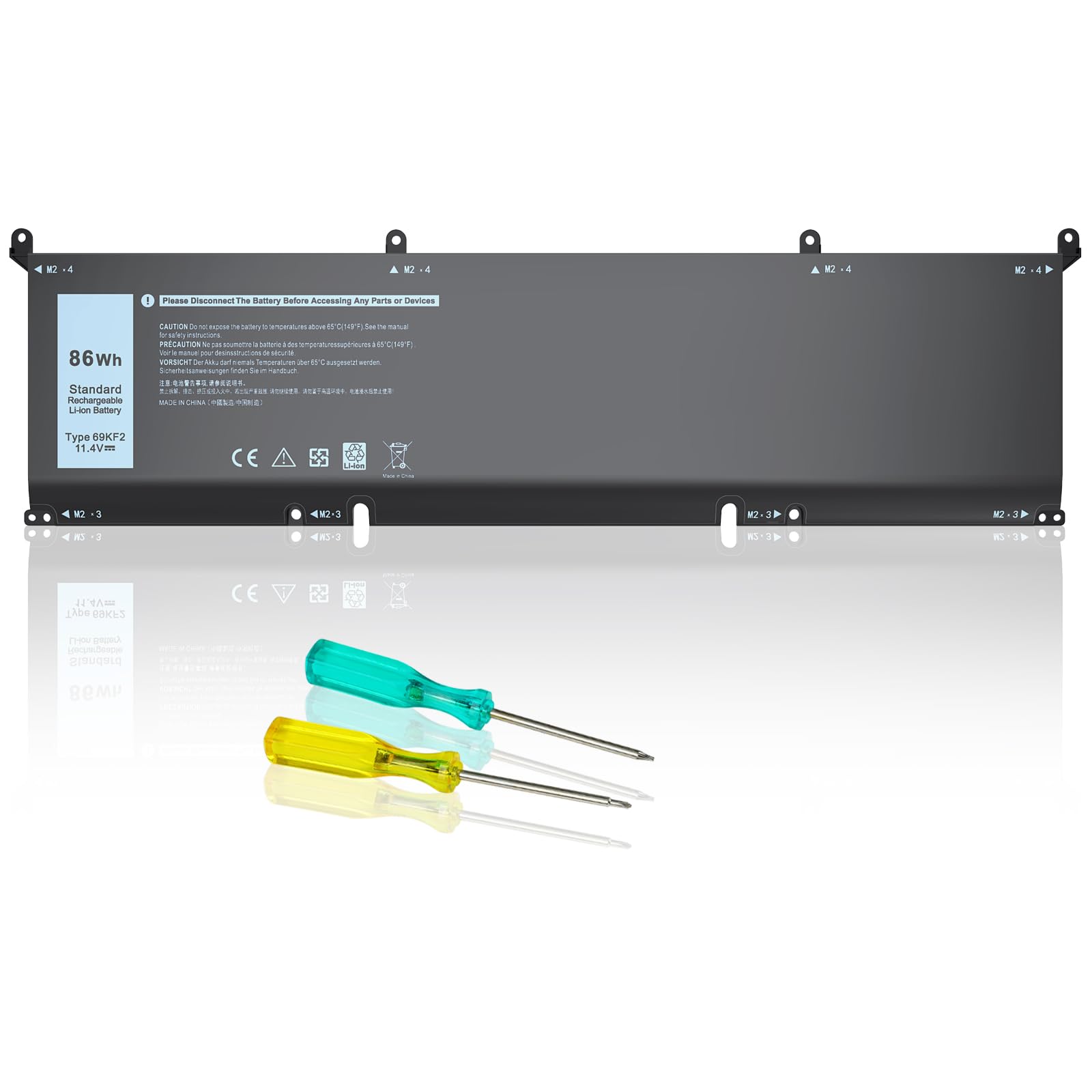 Amazon.co.jp: 69KF2 バッテリー交換用Dell XPS 15 9520 9510 9500 G15