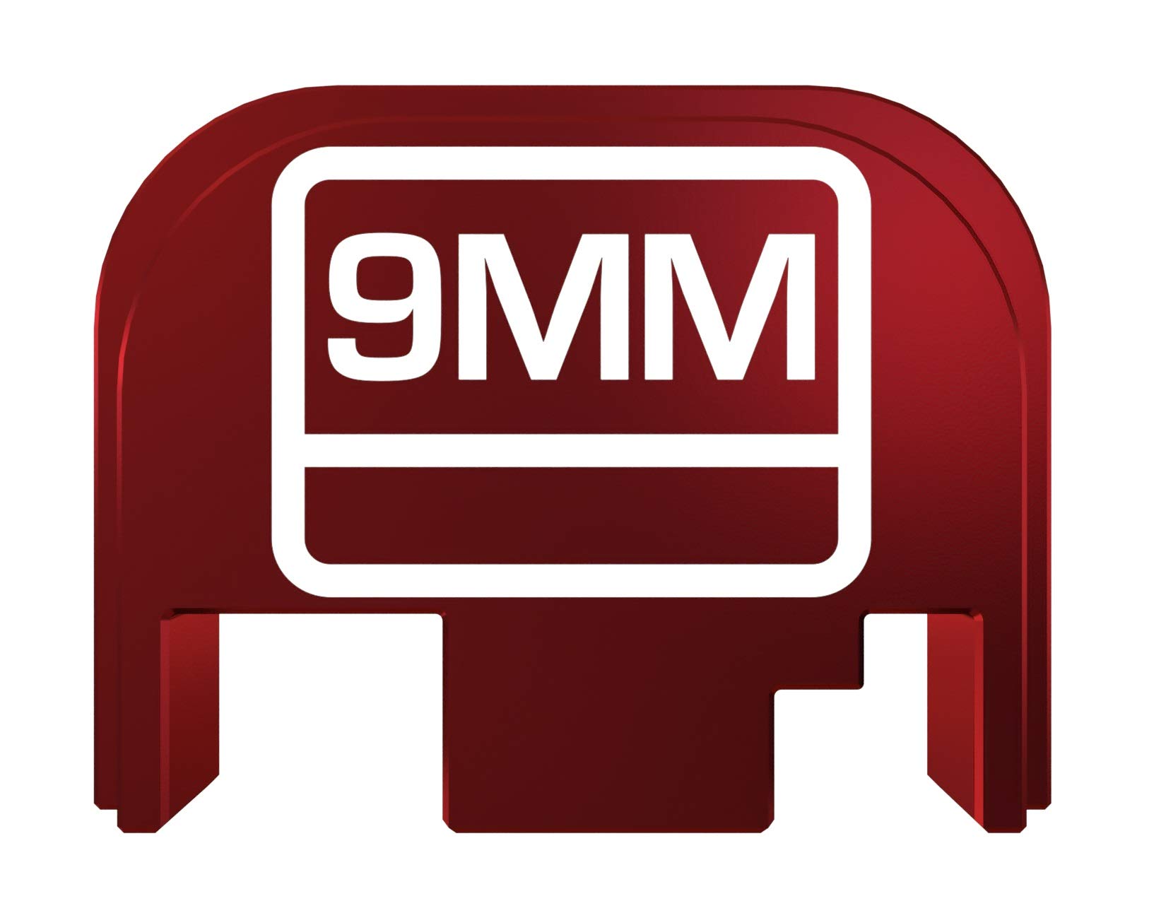 Rowe Tactical Rear Slide Cover Plate for Glock Gen 1-4 - Red 9MM - for Glock G17 G19 G21 G22 G23 G24 G26 G27 G29 G30 G31 G32 G33 G34 G35 G36 G37 G38 G39 G40 G41 G45